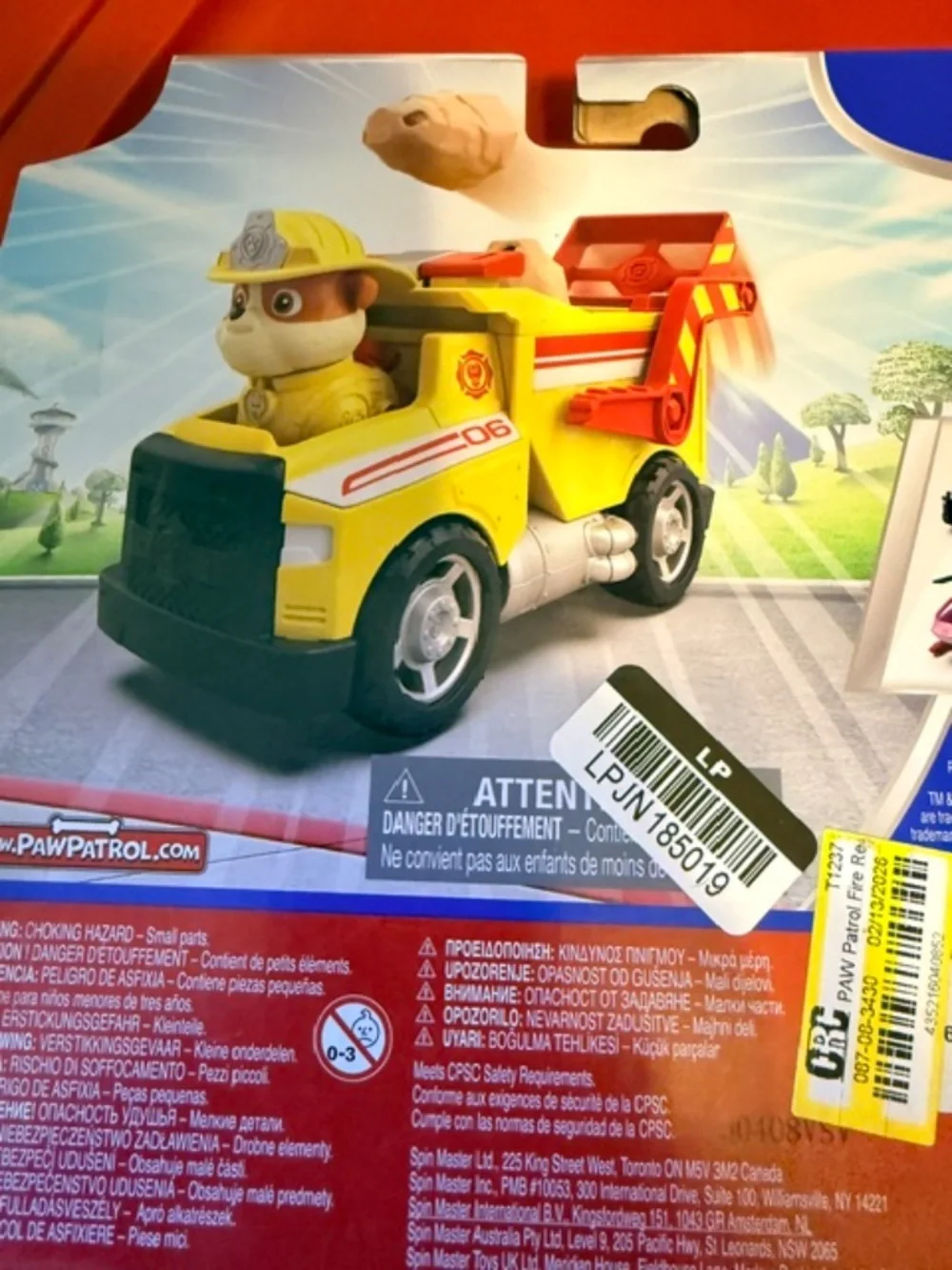 Paw Patrol Rubble fire rescue playset
